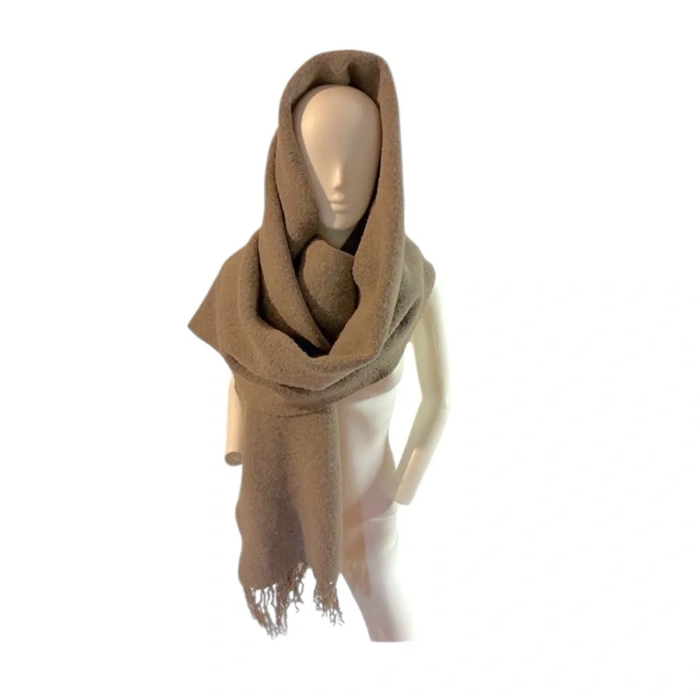 NWOT. Zara Taupe Grey Soft Large Long Scarf.